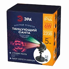 Лазерный светильник-проектор ЭРА танцующий Санта ENIOP-06 Б0047977