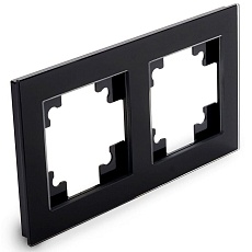 Рамка 2-постовая Stekker Катрин черный GFR00-7002-05 39519 5