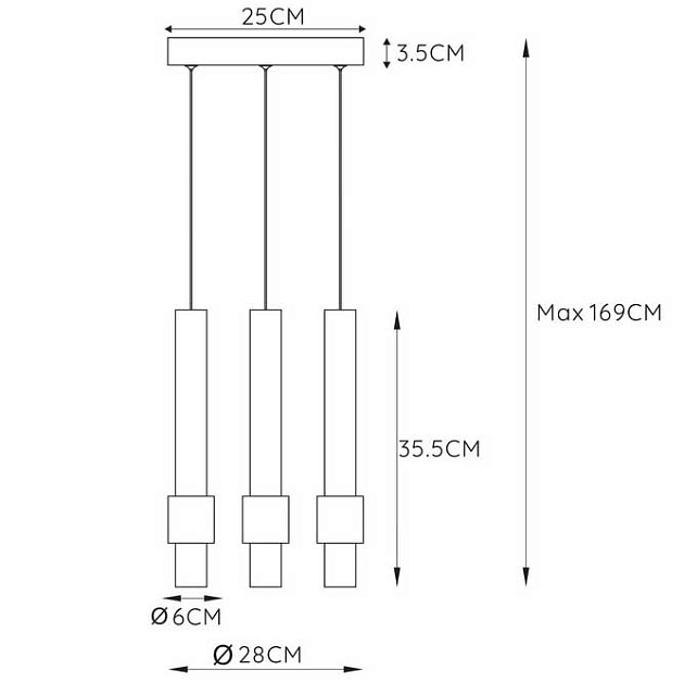 Подвесная светодиодная люстра Lucide Margary 24400/15/96 Фото № 2
