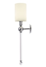 Бра Crystal Lux Mirabella AP1 Chrome/White 4