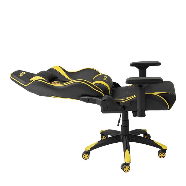 Игровое кресло AksHome Raptor желтый + черный, экокожа 45722 Фото № 14