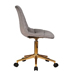 Офисное кресло для персонала DOBRIN MONTY GOLD (серый велюр (MJ9-75)) 9800-Gold-LM MONTY GOLD 2