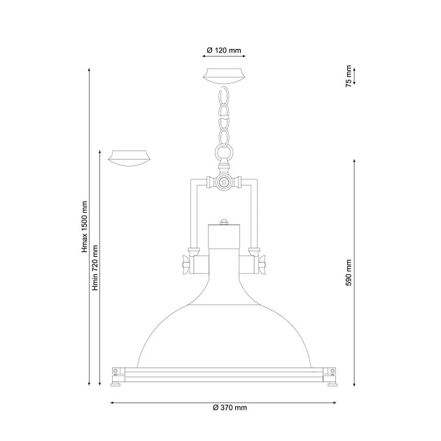 Подвесной светильник Lucia Tucci Industrial 093 Фото № 2