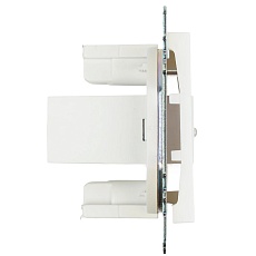 Розетка 2хUSB Stekker Катрин белый GLS10-7115-01 39686 5