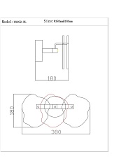 Бра Moderli Square V8092-WL 1