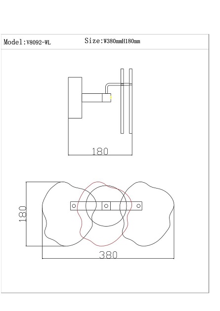 Бра Moderli Square V8092-WL фото 2