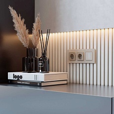 Сенсорный диммер Werkel с подсветкой шампань W3443111 4690389195464 5