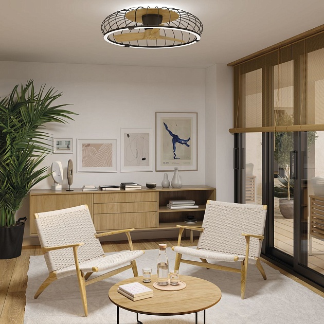 Потолочная светодиодная люстра-вентилятор Mantra Nature 7808 Фото № 6