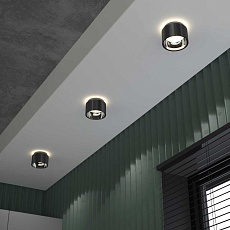 Потолочный светильник Elektrostandard Charlie 1069 GX53 GR черный жемчуг a053056 4