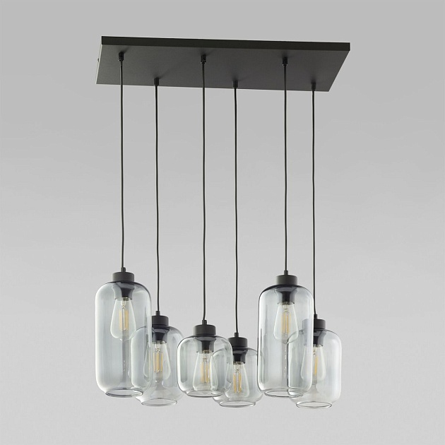 Подвесная люстра TK Lighting 1027 Marco Graphite Фото № 1