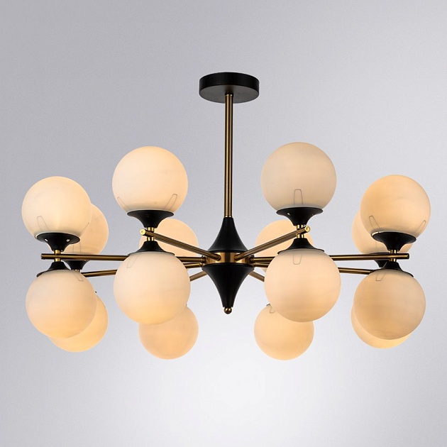 Подвесная люстра Arte Lamp Mimosa A3649PL-16PB изображение 3 Подвесная люстра Arte Lamp Mimosa A3649PL-16PB Фото № 3