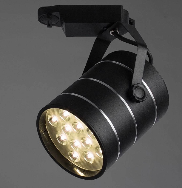 Трековый светодиодный светильник Arte Lamp Cinto A2712PL-1BK фото 2