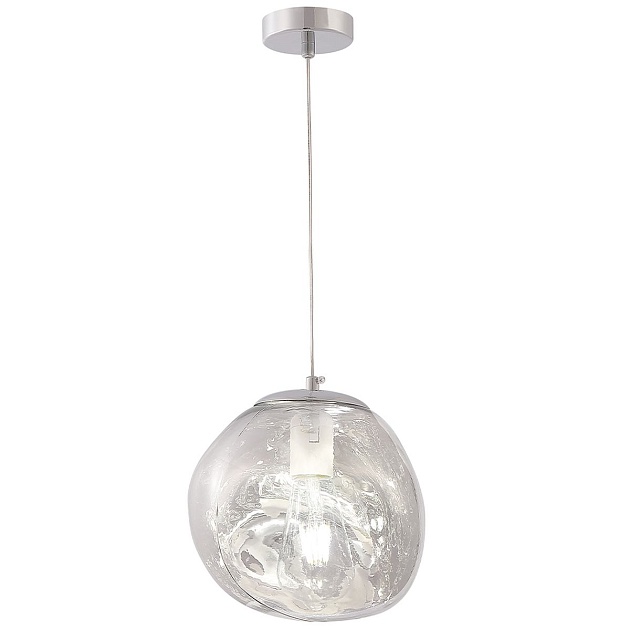 Подвесной светильник Crystal Lux Malaga SP1 D200 Chrome Фото № 1