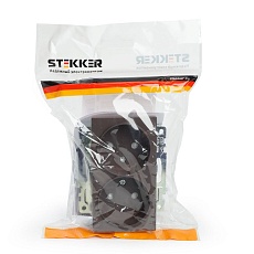 Розетка двухместная с защитной шторкой Stekker Катрин шоколад GLS10-7113-04 49026 3