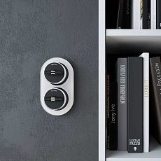 Переключатель-выключатель Werkel Vintage черный матовый/хром W5812051 4690389174032 3