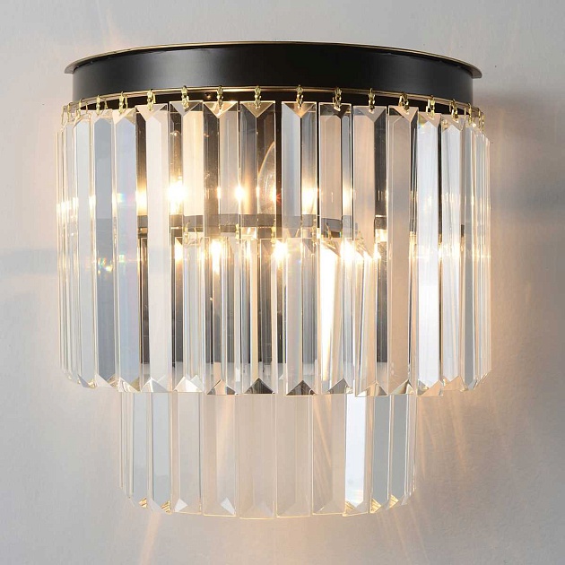 Бра Crystal Lux MAXIME AP2 BLACK Фото № 1