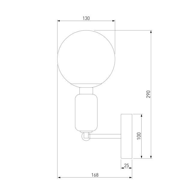 Бра Eurosvet Bubble 50251/1 белый изображение 2 Бра Eurosvet Bubble 50251/1 белый Фото № 2