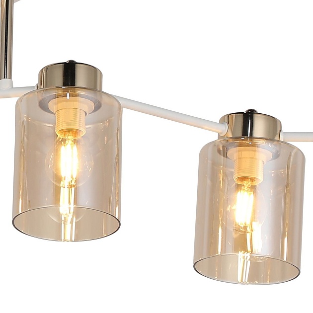 Потолочная люстра Illumico IL6111-6COU-79 WH GD изображение 2 Потолочная люстра Illumico IL6111-6COU-79 WH GD Фото № 2