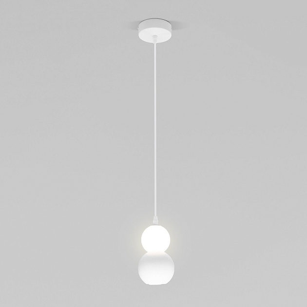 Подвесной светильник Eurosvet Polar 50250/1 LED белый Фото № 1