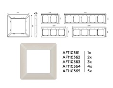 Рамка AMBRELLA VOLT AF110363 1