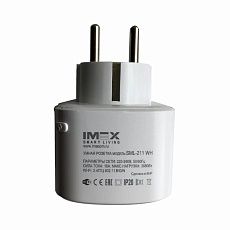 Розетка Wi-Fi 2К+З IMEX 16A белая SML-211 WH 3