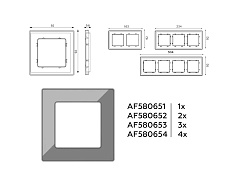 Рамка AMBRELLA VOLT AF580652 1