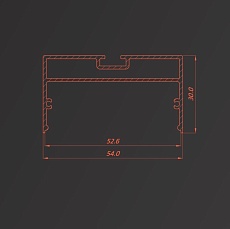 Универсальный профиль Flexy для изготовления накладных подвесных и встраиваемых световых линий и светильников 2682 SVET 50 9005 1