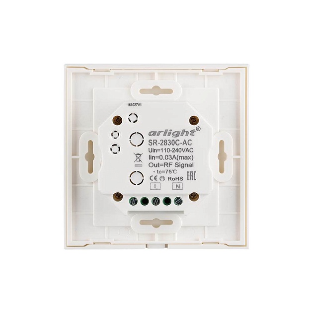 Панель управления Arlight Sens SR-2830C-AC-RF-IN White 021035 Фото № 2