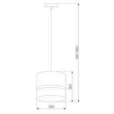 Подвесной светильник TK Lighting 6693 Paglia 2