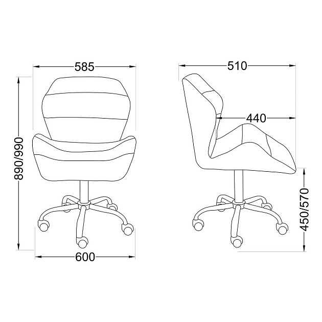 Поворотное кресло AksHome Yukon темно-синий, велюр 81485 изображение 2 Поворотное кресло AksHome Yukon темно-синий, велюр 81485 Фото № 2