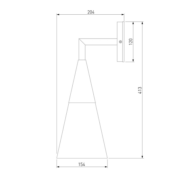 Уличный настенный светильник Elektrostandard Vesto 35171/D a066198 Фото № 2