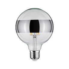 Лампа светодиодная диммируемая Paulmann 6W 2700K шар прозрачный 28681 1
