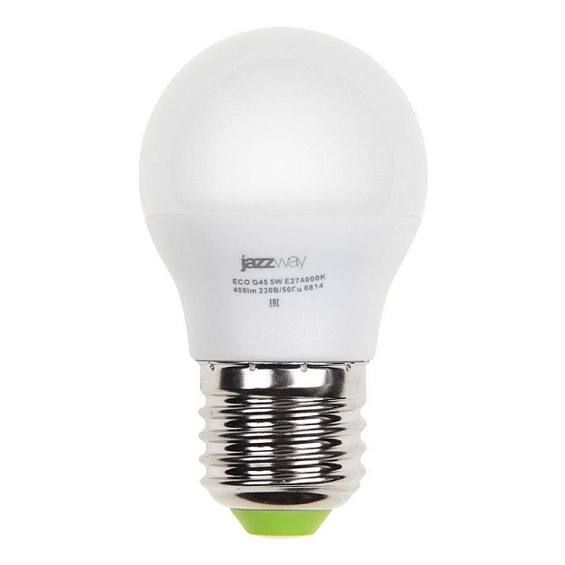 Лампа светодиодная Jazzway E27 5W 3000K матовая 1036957A Фото № 1
