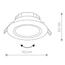 Встраиваемый светодиодный светильник Nowodvorski Eol 8988 1