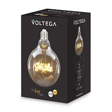 Лампа светодиодная филаментная Voltega 271 E27 4W 2500K желтая 8553 1