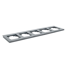 Рамка 5-постовая Stekker Катрин графит GFR00-7005-06 39642 2