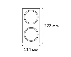 Рамка Italline IT08-8034 black 1