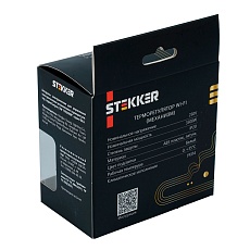 Терморегулятор Wi-Fi (механизм), Stekker, 250В, 3500Вт Катрин, GLS00-7119-05, черный 50375 1