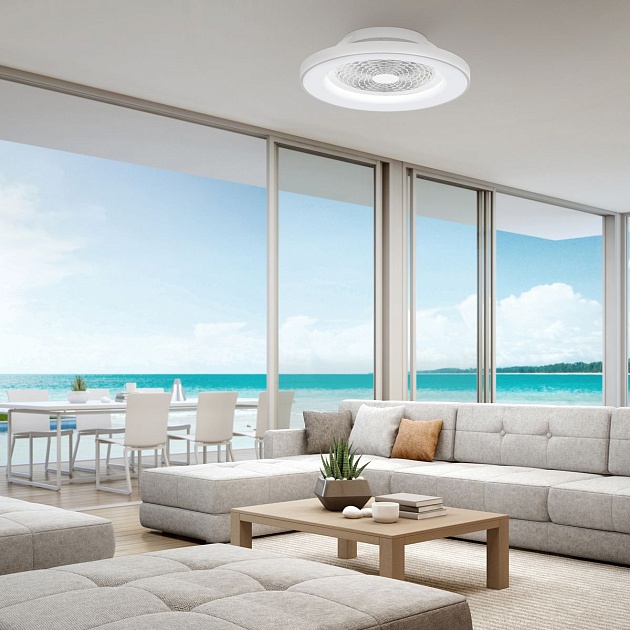 Потолочная светодиодная люстра-вентилятор Mantra Tibet 7123 изображение 3 Потолочная светодиодная люстра-вентилятор Mantra Tibet 7123 Фото № 3