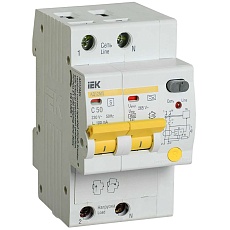 KARAT Дифференциальный автомат АД12MS 2P 50А 100мА тип A IEK MAD123-2-050-C-100