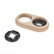 Рамка на 2 поста Werkel светлый бук W0025224 4690389166556 4