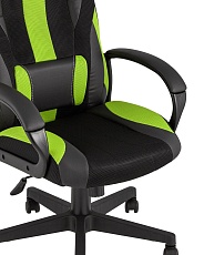 Игровое кресло TopChairs ST-Cyber 9 Green ткань/экокожа черный/зеленый ST-Cyber 9 GREEN 1
