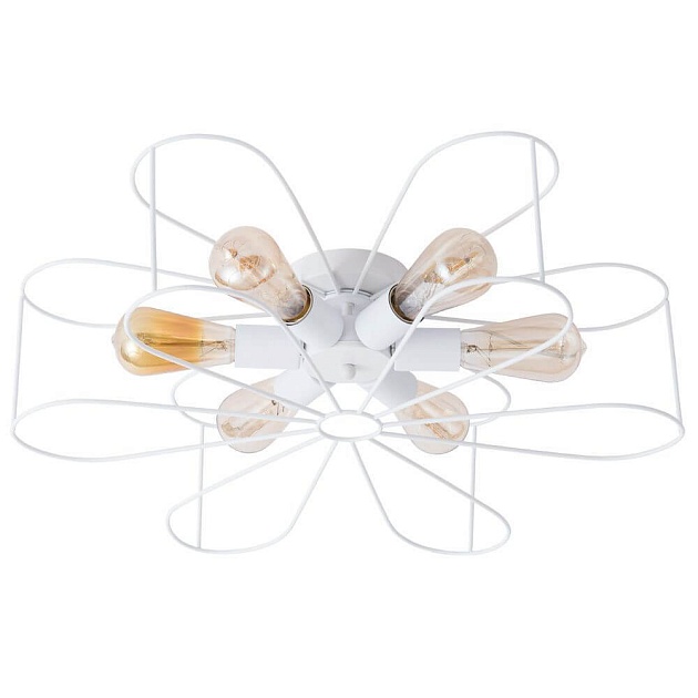 Потолочная люстра Arte Lamp A6049PL-6WH изображение 3 Потолочная люстра Arte Lamp A6049PL-6WH Фото № 3