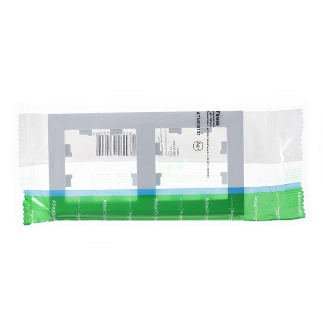Рамка 2-постовая Systeme Electric AtlasDesign белая ATN000102 Фото № 1