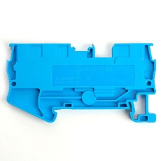 Зажим пружинный, 2-проводной проходной ЗНИ - 4, JXB PT 4, синий LD572-2-40 49250 2