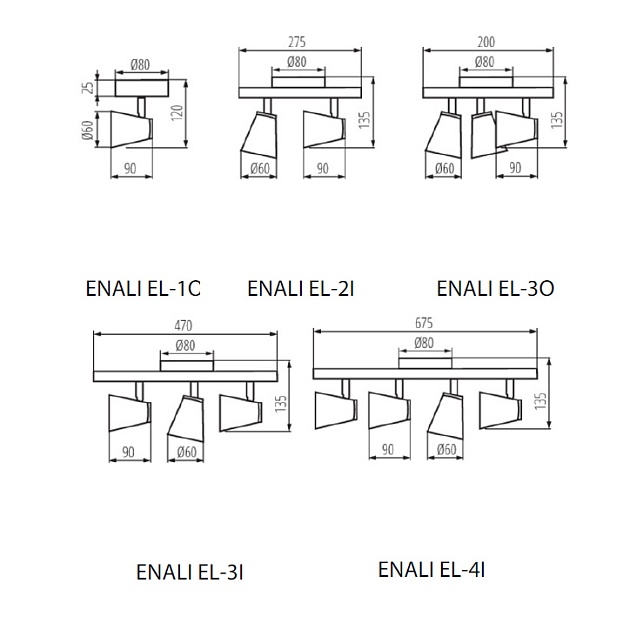 Спот Kanlux ENALI EL-1O W 28760 фото 2