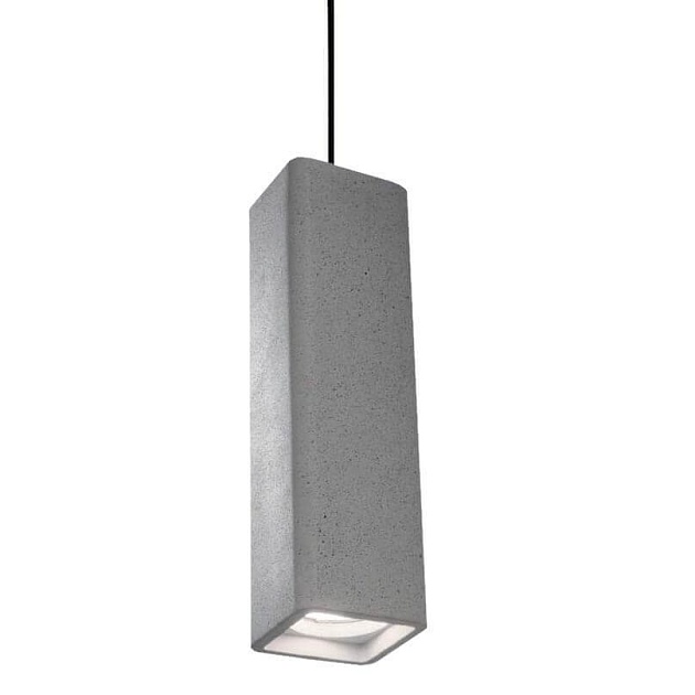 Подвесной светильник Ideal Lux Oak SP1 Square Cemento 150673 Фото № 1