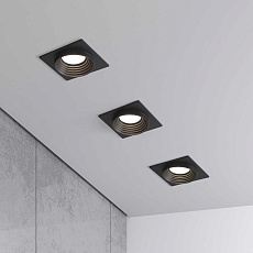 Встраиваемый светильник Elektrostandard Senso 25006/01 GU10 черный a064249 1