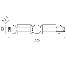 Соединение с меняющимся углом к треку 5040xx-(F)/(R) Quattro Lightstar 504156-FRPI 1