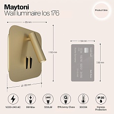 Светодиодный спот Maytoni Ios 176 C175-WL-01-6W-MG 1